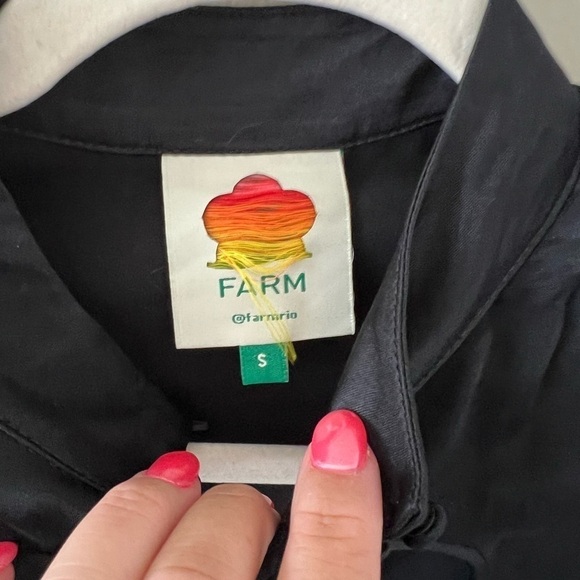 FARM Rio Black Heart Neckline Mini Dress - Picture 4 of 6